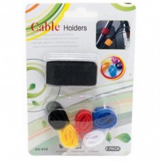 Тримач для кабелю EXTRADIGITAL Cable Holders CC-918 (Color Set) * 6 (KBC1728)