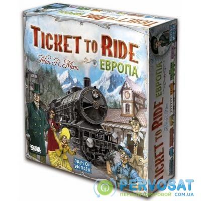 Настольная игра Hobby World Ticket to Ride: Европа (3-е рус. изд.) (1032)