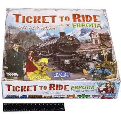 Настольная игра Hobby World Ticket to Ride: Европа (3-е рус. изд.) (1032)