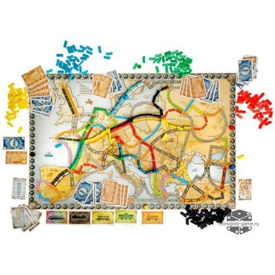 Настольная игра Hobby World Ticket to Ride: Европа (3-е рус. изд.) (1032)