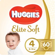 Підгузок Huggies Elite Soft 4 Mega 60 (5029053578118) Підгузок Huggies Elite Soft 4 Mega 60 (5029053578118)