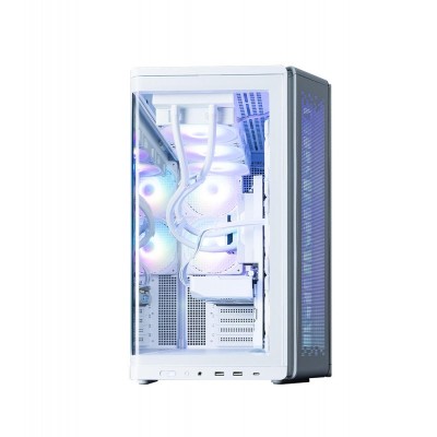 Корпус Zalman P60 без БЖ, 2xUSB3.0, 1x Type C, 3x120мм ARGB Reverse, 2x120мм ARGB, VGA 435мм, LCS ready, Curved Tempered Glass, Dual Chamber, ATX, білий Корпус Zalman P60 без БЖ, 2xUSB3.0, 1x Type C, 3x120мм ARGB Reverse, 2x120мм ARGB, VGA 435мм, LCS ready, Curved Tempered Glass, Dual Chamber, ATX, білий