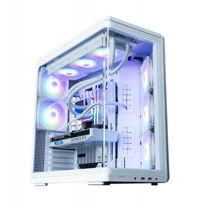 Корпус Zalman P60 без БЖ, 2xUSB3.0, 1x Type C, 3x120мм ARGB Reverse, 2x120мм ARGB, VGA 435мм, LCS ready, Curved Tempered Glass, Dual Chamber, ATX, білий Корпус Zalman P60 без БЖ, 2xUSB3.0, 1x Type C, 3x120мм ARGB Reverse, 2x120мм ARGB, VGA 435мм, LCS ready, Curved Tempered Glass, Dual Chamber, ATX, білий