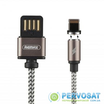 Дата кабель USB 2.0 AM to Lightning 1.0m Gravity series Magnetic tarnish Remax (RC-095I-TARNISH)