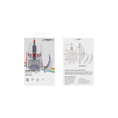 Ігрова миша Xtrfy M42 RGB USB Retro