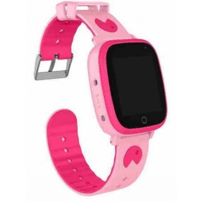 Дитячий GPS годинник-телефон GOGPS ME K14 Рожевий