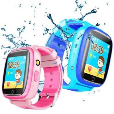 Дитячий GPS годинник-телефон GOGPS ME K14 Рожевий