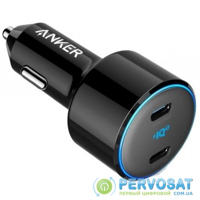 Зарядное устройство Anker PowerDrive+ III Duo - 30W PD + 18W USB-C (Black) (A2725H11)