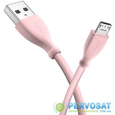 Дата кабель USB 2.0 AM to Micro 5P 1.0m Kitty T-M817 Pink T-PHOX (T-M817 Pink)