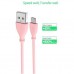 Дата кабель USB 2.0 AM to Micro 5P 1.0m Kitty T-M817 Pink T-PHOX (T-M817 Pink)