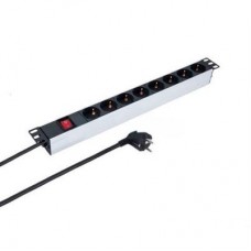 Силовий блок Kingda 19" 1U 8xSchuko, выключатель, кабель 2м (KD-PDU-GM-1U-P8) Силовий блок Kingda 19" 1U 8xSchuko, выключатель, кабель 2м (KD-PDU-GM-1U-P8)
