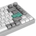 Клавіатура механічна Lemokey  P1 Pro 84Key, Keychron Super Banana, WL/BT/USB-A, QMK/VIA, Hot-Swap, EN/UKR, RGB,  Knob, Space Silver