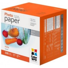 Папір ColorWay 10x15, 220г, matte, 500л (PM2205004R) Папір ColorWay 10x15, 220г, matte, 500л (PM2205004R)