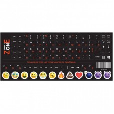 Наклейка на клавіатуру SampleZone непрозора чорна, біло-помаранчевий (SZ-BK-RS) Наклейка на клавіатуру SampleZone непрозора чорна, біло-помаранчевий (SZ-BK-RS)