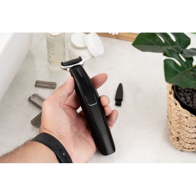 Бритва електр. ARDESTO One blade, Li-Ion, сух.+волог., тример, 3 насадки, чорний