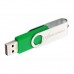 USB флеш накопитель eXceleram 8GB P1 Series Silver/Green USB 2.0 (EXP1U2SIGR08)
