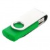 USB флеш накопитель eXceleram 8GB P1 Series Silver/Green USB 2.0 (EXP1U2SIGR08)