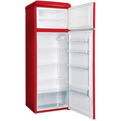 Холодильник Snaige з верхн. мороз., 165.5x56х63, холод.відд.-201л, мороз.відд.-46л, 2дв., A++, ST, retro, червоний