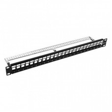 Патч-панель 19" 1U STP для 24 модуля Kyestone Molex (KD-PP23-STP-BK-24P) Патч-панель 19" 1U STP для 24 модуля Kyestone Molex (KD-PP23-STP-BK-24P)