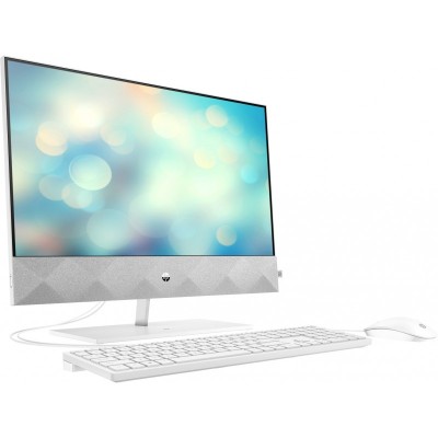 Персональний комп'ютер-моноблок HP Pavilion 23.8FHD/Intel i3-10300T/8/256F/NVD350-2/kbm/DOS/White