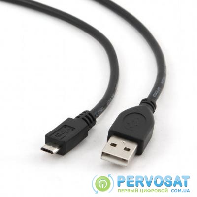 Дата кабель USB 2.0 AM to Micro 5P 0.1m Cablexpert (CCP-mUSB2-AMBM-0.1M)