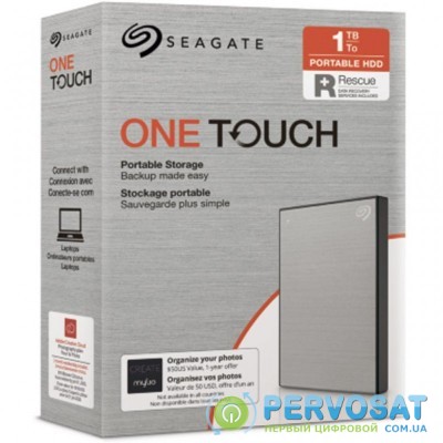 Внешний жесткий диск 2.5" 1TB One Touch USB 3.2 Seagate (STKB1000401)
