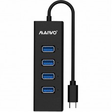 Концентратор Maiwo USB Type-C to 4х USB3.0 cable 15 cm (KH304C) Концентратор Maiwo USB Type-C to 4х USB3.0 cable 15 cm (KH304C)