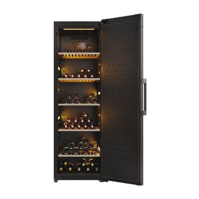 Холодильник Haier для вина, 190x59.5х71, холод.відд.-450л, зон - 1, бут-247, ST, дисплей, чорний