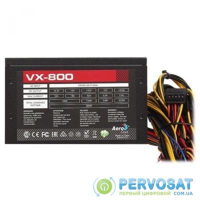 Блок питания AeroCool 800W VX 800 (ACPN-VX80AEY.11 V)