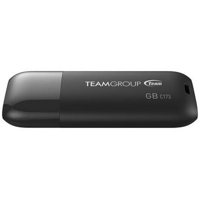 USB флеш накопитель Team 64GB C173 Pearl Black USB 2.0 (TC17364GB01)