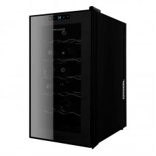 Винна шафа Philco PW18F 65см/18 бутилок/47л./температур 12-18 С/Led-підсвітка/сенсор/дисплей/чорний
