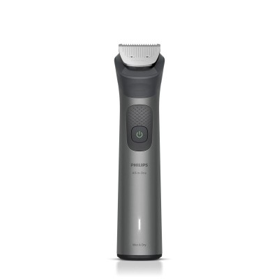 Тример Philips Series 7000, для бороди, голови та тіла, насадок-15, сталь, сірий