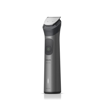 Тример Philips Series 7000, для бороди, голови та тіла, насадок-15, сталь, сірий