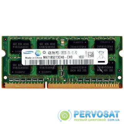 Модуль памяти для ноутбука SoDIMM DDR3 4GB 1600 MHz Samsung (M471B5273DH0-CK0)