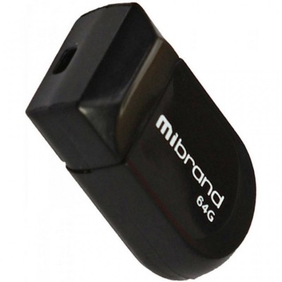 USB флеш накопитель Mibrand 64GB Scorpio Black USB 2.0 (MI2.0/SC64M3B)