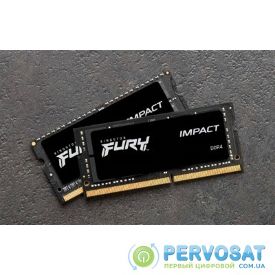 Пам'ять до ноутбука Kingston DDR4 2666 32GB SO-DIMM FURY Impact
