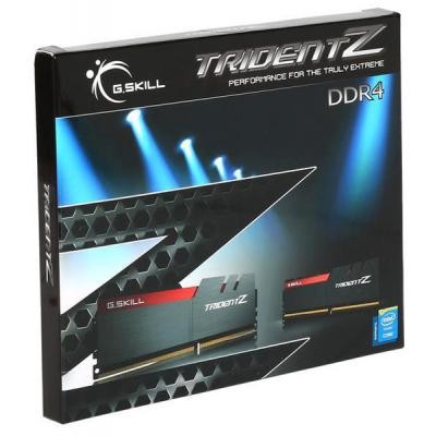 Модуль памяти для компьютера DDR4 16GB (2x8GB) 3200 MHz Trident Z Silver H/ Red G.Skill (F4-3200C16D-16GTZB)