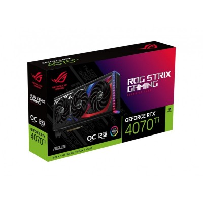 Відеокарта ASUS GeForce RTX 4070 TI 12GB GDDR6X GAMING OC STRIX ROG-STRIX-RTX4070TI-O12G-GAMING