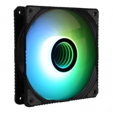 Корпусний вентилятор 2E GAMING Air Cool Infinity ACF120IW-ARGB, 120мм, 1200rpm, 3pin, 3pin +5VARGB, 23dBa, чорний Корпусний вентилятор 2E GAMING Air Cool Infinity ACF120IW-ARGB, 120мм, 1200rpm, 3pin, 3pin +5VARGB, 23dBa, чорний