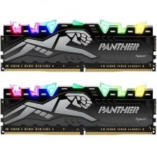 Модуль пам'яті для комп'ютера DDR4 16GB (2x8GB) 3200 MHz Panther Rage RGB Silver Apacer (EK.16GA1.GJNK2)