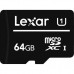 Карта памяти Lexar 64GB microSDHC class 10 UHS-I (LFSDM10-64GABC10)