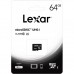 Карта памяти Lexar 64GB microSDHC class 10 UHS-I (LFSDM10-64GABC10)