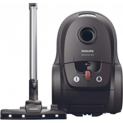Пилосос Philips мішковий Series 8000, 900Вт, конт пил -4л, НЕРА 13, чорний