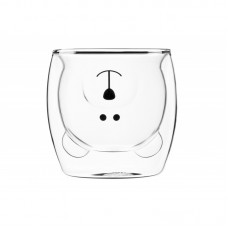 Набір чашок Ardesto Animals з подвійними стінками, 250 мл, 2 од., боросилікатне скло Набір чашок Ardesto Animals з подвійними стінками, 250 мл, 2 од., боросилікатне скло