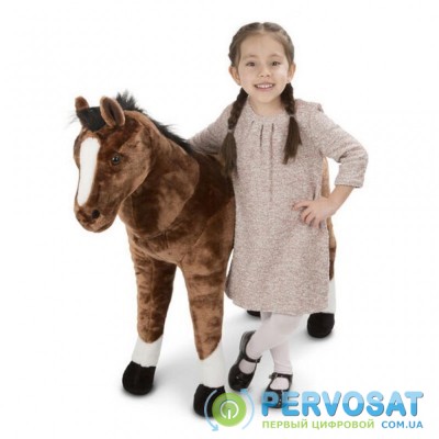 Мягкая игрушка Melissa&Doug Гигантская плюшевый конь, 100 см (MD12105)