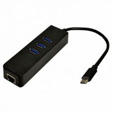 Перехідник Dynamode USB 3.1 Type-C - RJ45 Gigabit Lan, 3*USB 3.0 (USB3.1-TypeC-RJ45-HUB3) Перехідник Dynamode USB 3.1 Type-C - RJ45 Gigabit Lan, 3*USB 3.0 (USB3.1-TypeC-RJ45-HUB3)