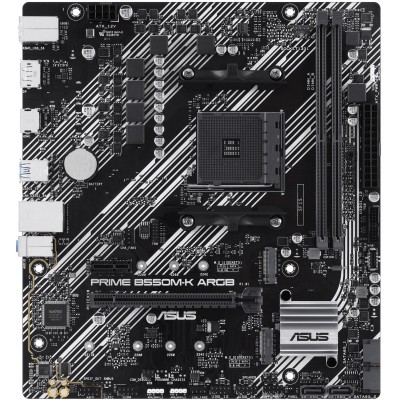 Материнcька плата ASUS PRIME B550M-K ARGB sAM4 B550 4xDDR4 M.2 HDMI DVI D-Sub mATX ARGB