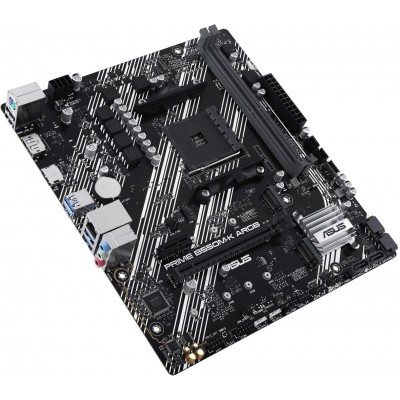 Материнcька плата ASUS PRIME B550M-K ARGB sAM4 B550 4xDDR4 M.2 HDMI DVI D-Sub mATX ARGB