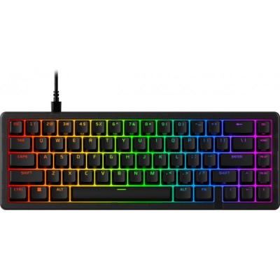 Клавіатура механічна HyperX Alloy Origins 2 65key, Red, USB-A, Hot-Swap, EN/UA, RGB, чорний