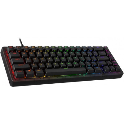 Клавіатура механічна HyperX Alloy Origins 2 65key, Red, USB-A, Hot-Swap, EN/UA, RGB, чорний